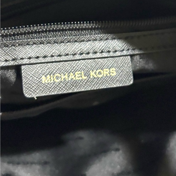 Michael Kors Black Saffiano Leather Tote - Picture 9 of 10